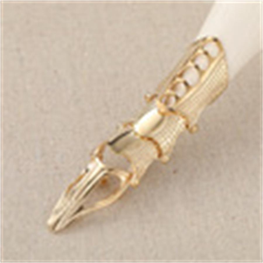 Европейские и американские преувеличенные ретро-панк-готические металлические доспехи с изогнутыми открытыми кольцами для мужчин