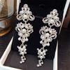 Серьги с кисточками из жемчуга и бриллиантов, модные темпераментные серьги в стиле легкой роскоши, нишевые изысканные универсальные серьги женские
