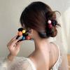 Small Women's Summer Hair Claw Clip - Plastic Shark Clip for Volume & Style Hairpin