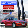 Для BMW Z4 E89 2009-2017 Автомобильные дворники U-образные Мягкая резина Бескаркасные Бескорпусные Автомобильные дворники 22"+20"