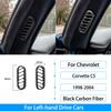 For Chevrolet Corvette C5 1998-2004 Soft Carbon Fiber Kits Full Center Console Dashboard Panel Interior Trim Sticker Accessories