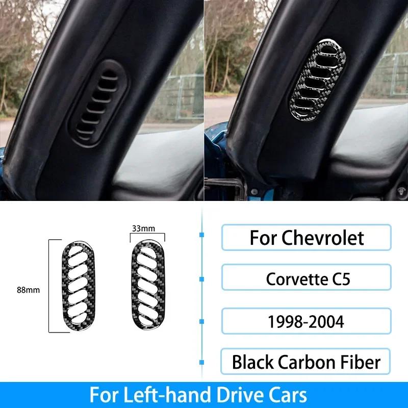 For Chevrolet Corvette C5 1998-2004 Soft Carbon Fiber Kits Full Center Console Dashboard Panel Interior Trim Sticker Accessories