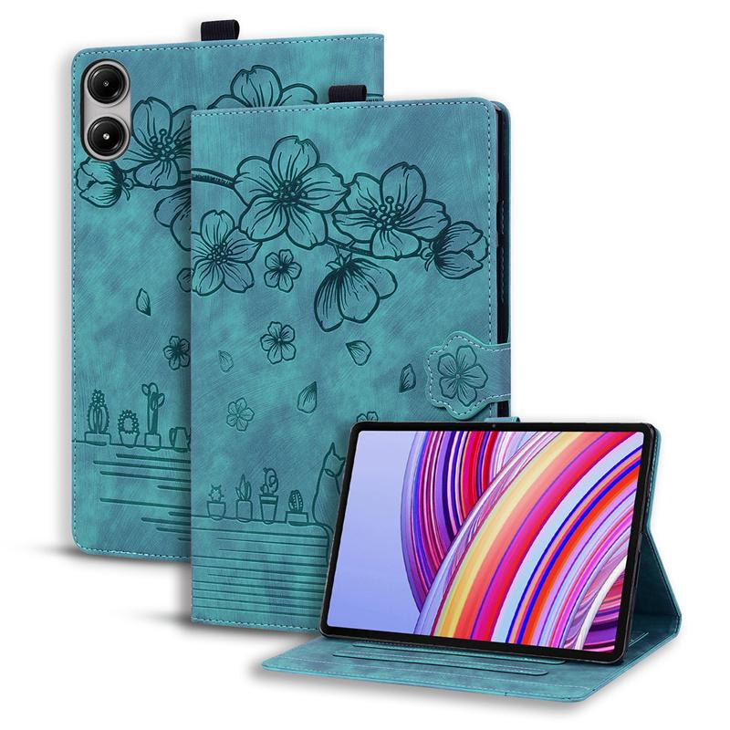 Чехол для Xiaomi Redmi Pad 2 Pro 12.1" с тиснением из ПУ-кожи и ТПУ, с внутренней подставкой, кошелек, чехол для Redmi Pad 2 Pro 12.1 дюйма 2025