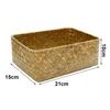 Cosmetic Storage Fruit Storage Box Storage Baskets Woven Seagrass Straw Rattan Basket Picnic Basket