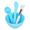 4PCS Face Mask Mixing Bowl Set DIY Facemask Mixing Tool with Silicone Facial Mask Bowl Makeup Brushes Spatula Beauty Skin Care