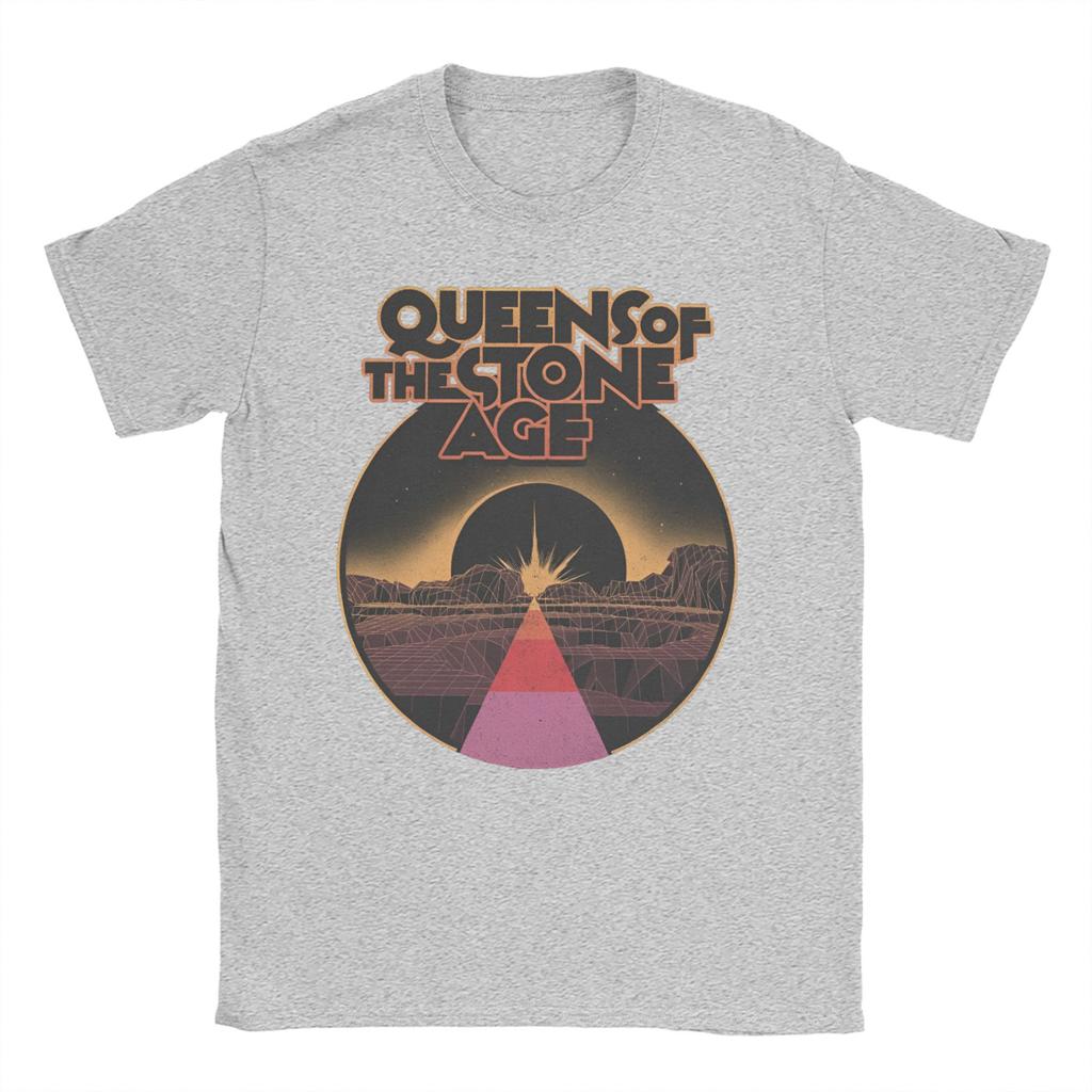 Men Momen T-Shirts Queens of the Stone Age Vintage Tee Shirt Short Sleeve  T Shirts O Neck Clothing Printing