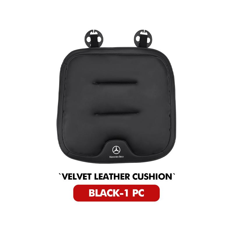 D2-Leather Car Seat Velour Cushion Auto Backrest Breathable Pad For Mercedes Benz CLK GLC W212 C200 C300 W203 W204 W205 W169 W176