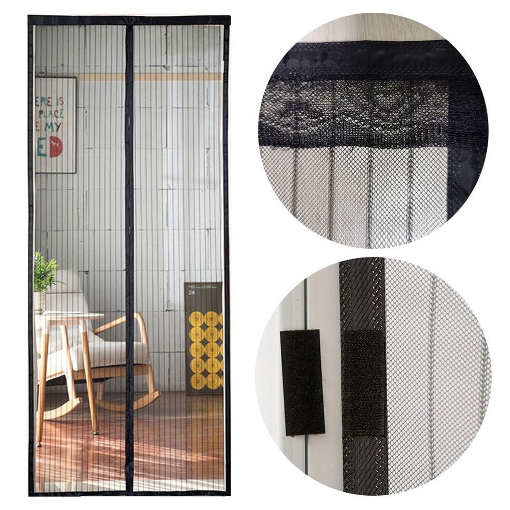 Without Noise Magnetic Mosquito Net Breathable Mesh Door Curtains Air Conditioner Room