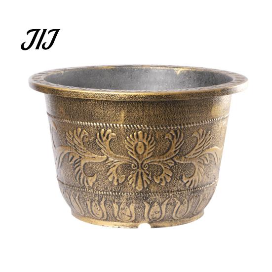Plastic Bonsai Planter for Lotus Water Lily Planter, Vintage Round Plant Pot, Without Drainage Hole, Style Balcony Basin Extra Large Flower Pot Lotus,