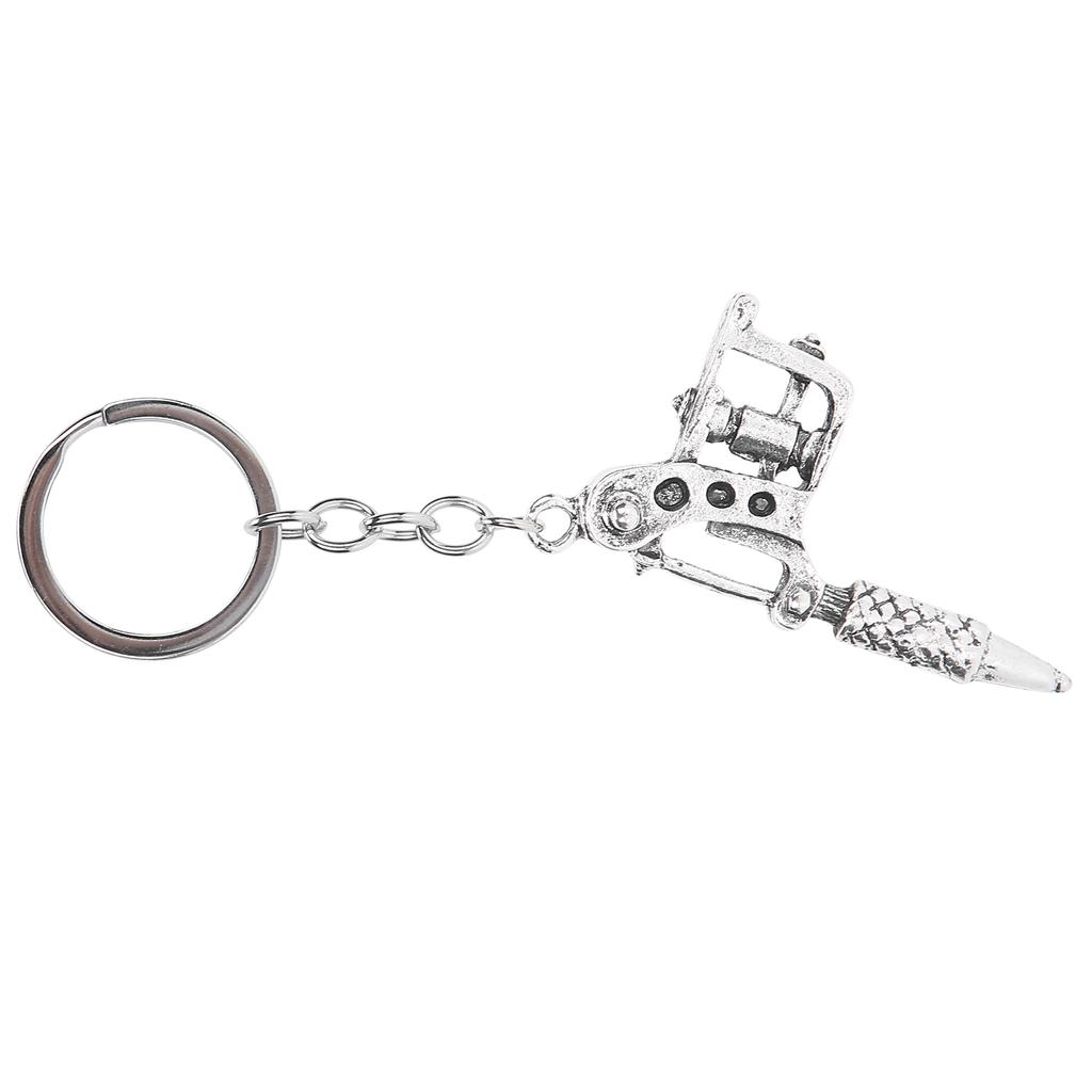 Брелок из сплава, подвеска в виде тату-машинки, модный панк-брелок, ювелирный аксессуар