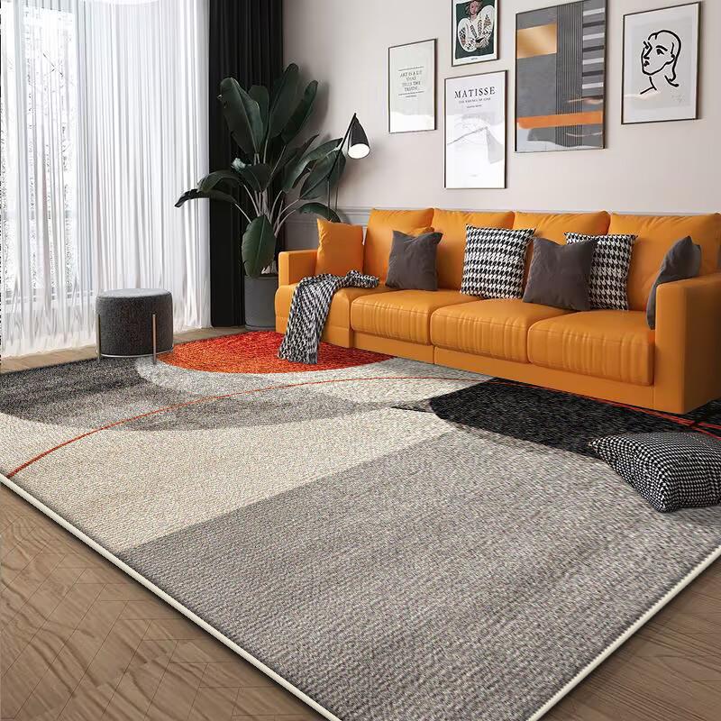 Geometry Abstract Carpets Living Room Modern Decoration Carpet Hall Sofa Side Foot Mat Room Decor Doorway Hallway Rug Washable