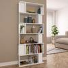 VidaXL Bookcase/Room Divider, Storage Furniture, Bookshelf Living Room Living Room Bedroom Interior, 800090