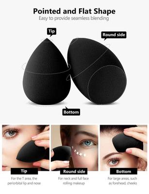 10/12 шт. Губка для макияжа Beauty Egg, спонжи для тонального крема, пуховка для жидкого крема, косметические аксессуары для женщин, инструменты для красоты