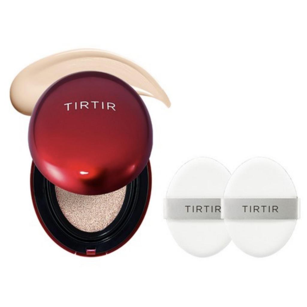 TIRTIR Mask Fit Red Cushion 18g + 2 Extra Puffs Set – 5 Shades