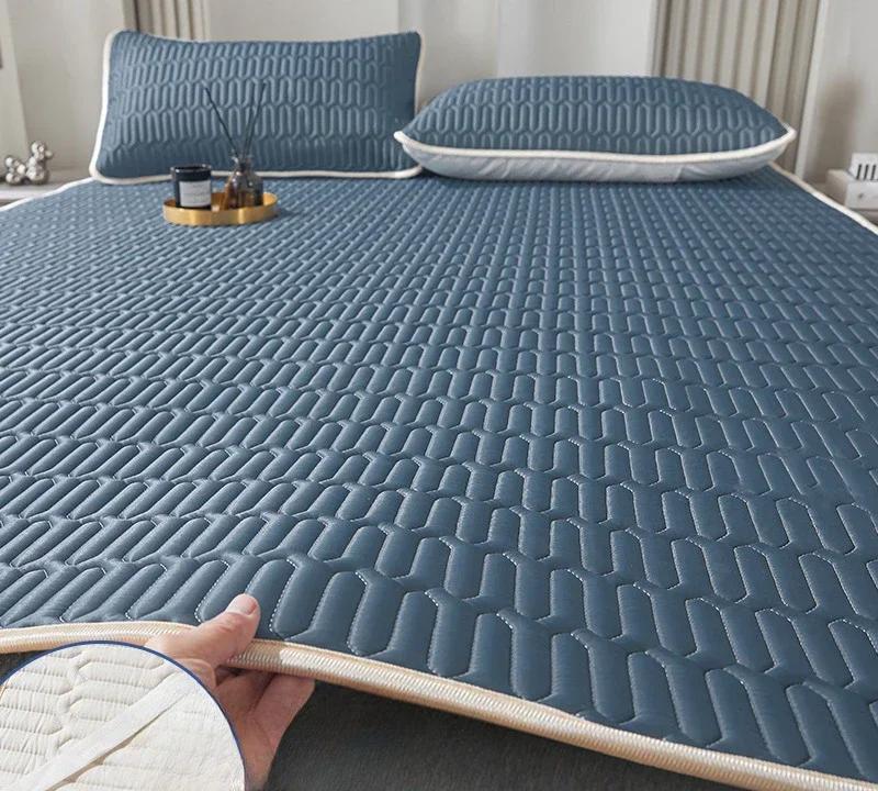 2 шт./3 шт. латексный летний коврик, охлаждающий коврик для кровати и наволочка, коврик для холодного сна, летний дышащий складной крутой коврик