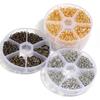 690pcs/box Metal Open Jump Rings Kits Double Loops Split Rings Connectors For Jewelry Making Findings DIY Bracelet Accessories