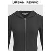 UR Women's Stacked Sleeve Slim Fit Hooded Jacket