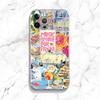 Mediterranean Style Seafood and Lemon Phone Case for iPhone 17 16 15 14 13 12 11 Series Pro Max Plus Double Layer Protection
