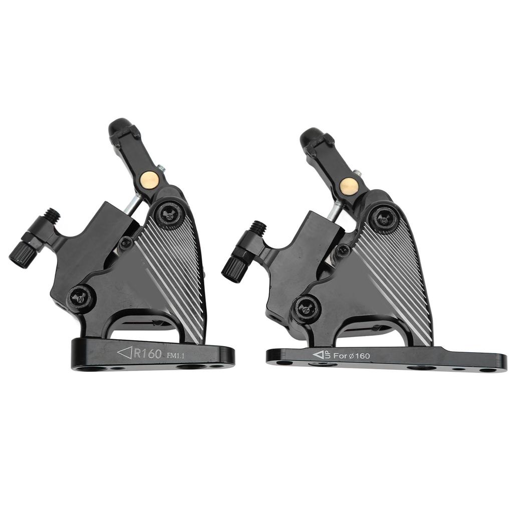 1 Pair Bicycle Hydraulic Disc Brakes Aluminum Alloy Front Rear Line Pulling Hydraulic Disc Brake