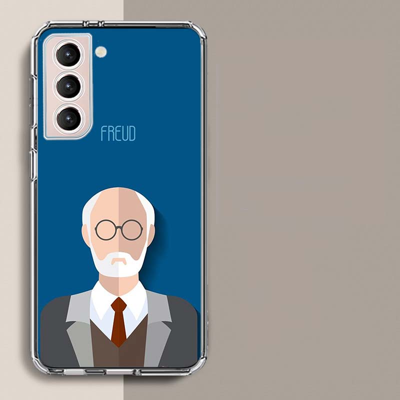 Sigmund Freud Founder of psychoanalysis Phone Case For Samsung A17 A56 A36 A26 A16 A55 A35 A25 A15 A05S Galaxy A71 A51 A41 A31 A