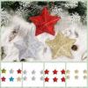 6pcs PVC Christmas Tree Star Decoration Decorative Star Hanging Pendant Holiday