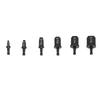 6 шт. 1/4" 3/8" 1/2" 5/8" 3/4" 7/8" Насадки Набор Инструментов Для Развальцовки Труб HVAC Для Мягких Медных Трубок Шестигранный Хвостовик Расширитель Медных Трубок