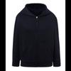 Navy Blue Children's Hooded Zip-up Jacket - - Blue