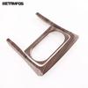 For Toyota bz4x    2024 2025 Carbon Fiber Front Cup Holder Water Bottle Decoration Frame Interior Accessories