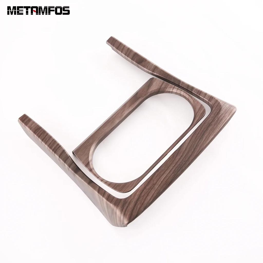For Toyota bz4x 2024 2025 Carbon Fiber Front Cup Holder Water Bottle Decoration Frame Interior Accessories