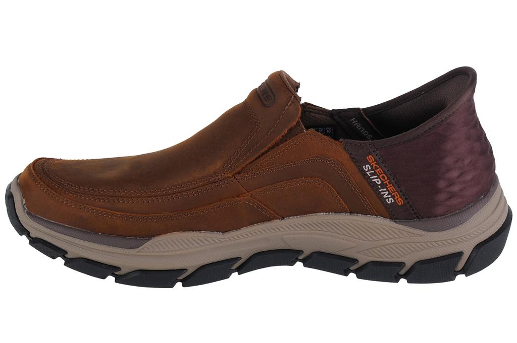 Skechers Слипоны Respected - Elgin, Мужские коричневые кроссовки