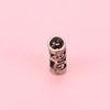 Zinc Zinc Alloy 7mm Hole Spacer Silver Hairbraid Dreadlock Beads Cuff Clip Micro Rings Tube Hair Braid Beads