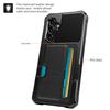 For Samsung Galaxy A54 5G ZM02 PU Leather Coated TPU Shockproof Phone Case Corner Protection Card Slot Holder Cover
