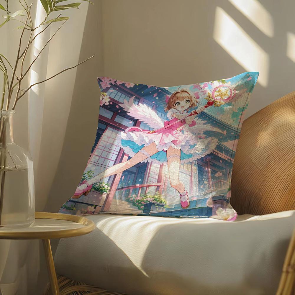Cardcaptor Pillow Case Pillowcase, Double-Sided Printed, Sofa Cushion, Bedroom Headboard