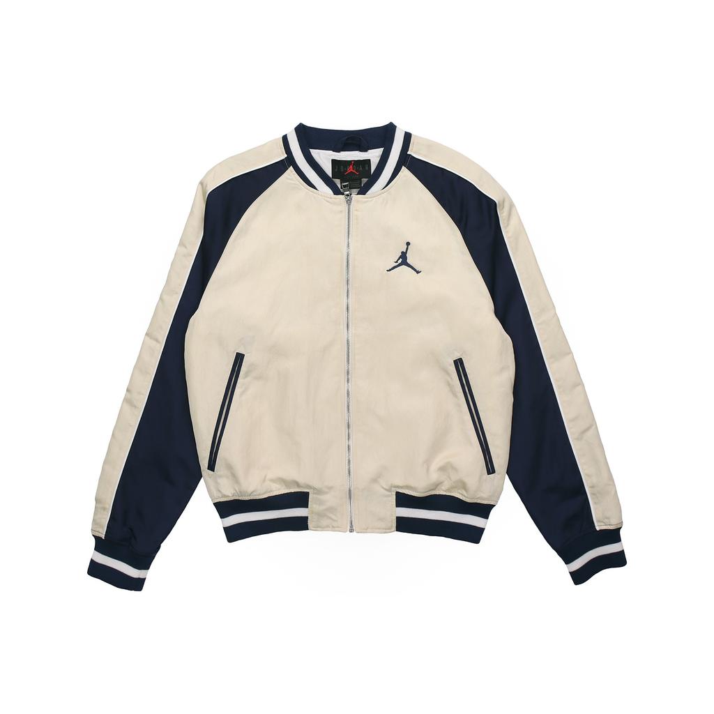 Jordan Remastered Souvenir Бейсбольная куртка с рукавами реглан Мужская верхняя одежда бледно-молочно-белый CD5772-271
