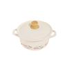 Tea AfternoonTea LIVING Набор из кастрюли и сковороды JD55 Enamel Fleur Enamel Casserole Ivory [Afternoon Living]
