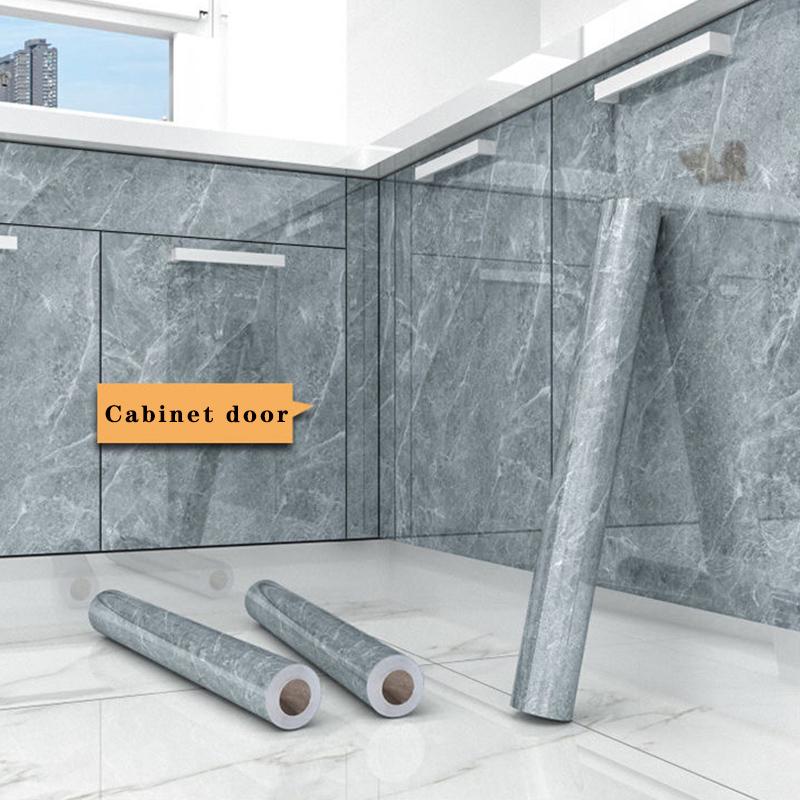 60 см х 10 м наклейки для кухни водонепроницаемые и маслостойкие самоклеящиеся обои наклейки на мраморную стену