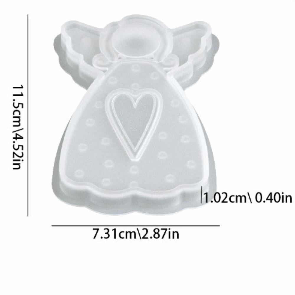 DIY Hanging Ornament Resin Pendant Mold Faceless Angel Plaster Mold Concrete Mould Craft Supplies