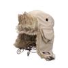 Dickies DK EX FLIGHT CAP Faux-Fur Trapper Hat (Beige / One Size)