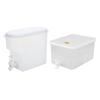 Water Dispenser with Faucet High Temp Resistance Iced Tea Juice Jug for