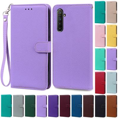 Для Realme X2 Чехол Силиконовый Мягкий Кожаный Чехол-Книжка с Кошельком Для OPPO Realme X2 Чехол Realme X 2 Чехол для Телефона Накладка Футляры