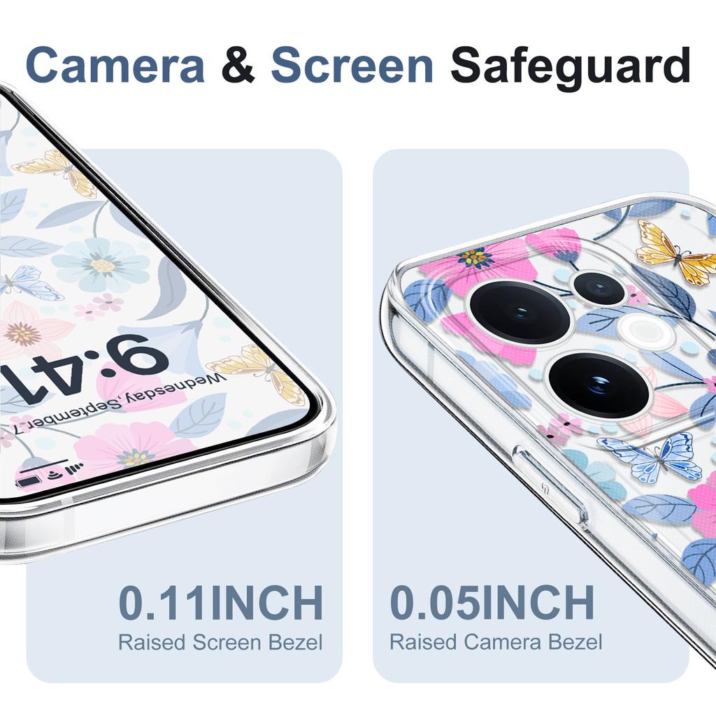 Прозрачный чехол для телефона 'Цветок Жизни' для VIVO V60 V50 V40 V30E V29 V29E V27 V27E V25 V23 V23E Lite Pro Мягкий чехол из ТПУ