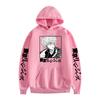 Новый модный повседневный свитер с капюшоном с принтом аниме