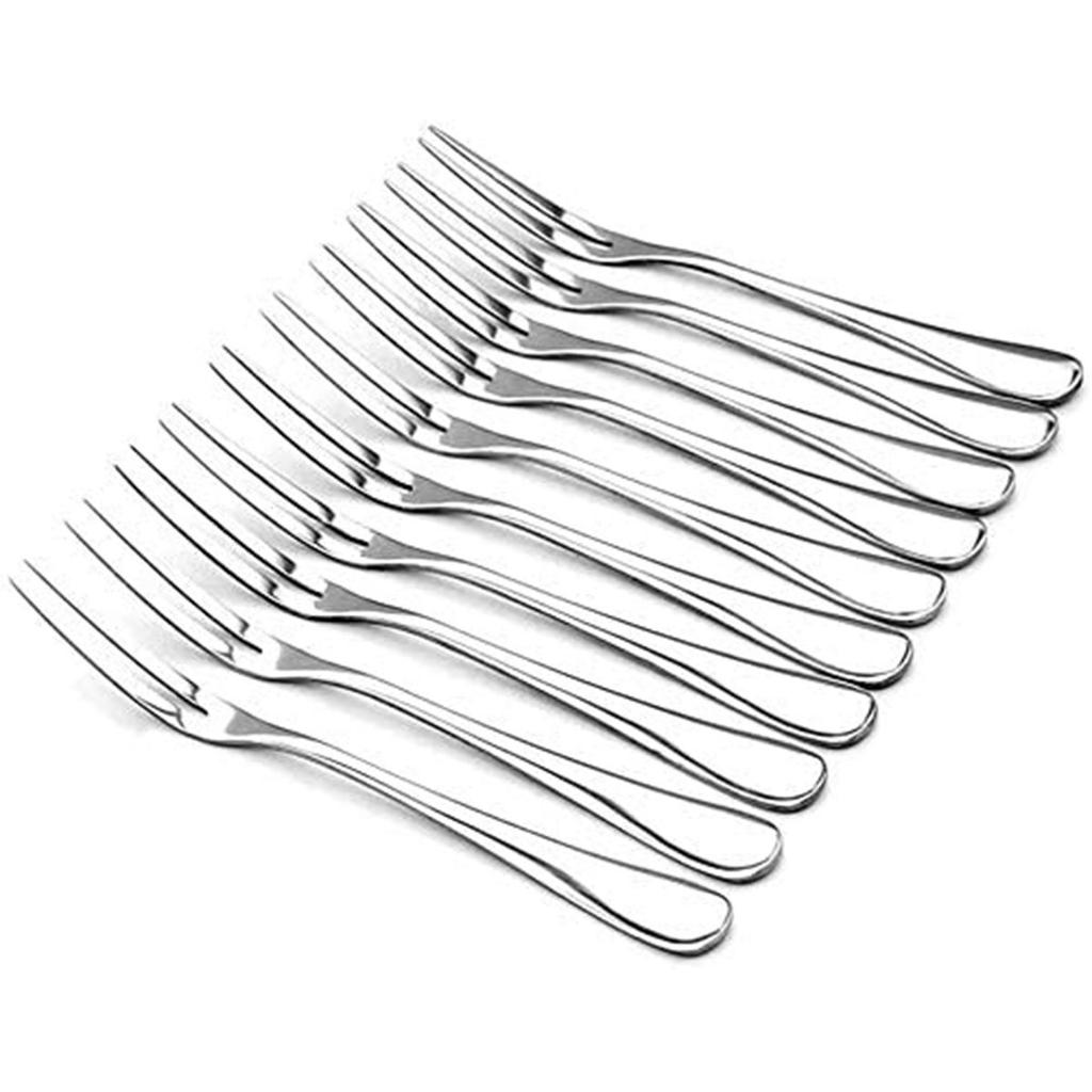 Dinnerware Portable Stainless Steel Cutlery Cocktail Accessories Tableware Fruit Forks Pickle Forks