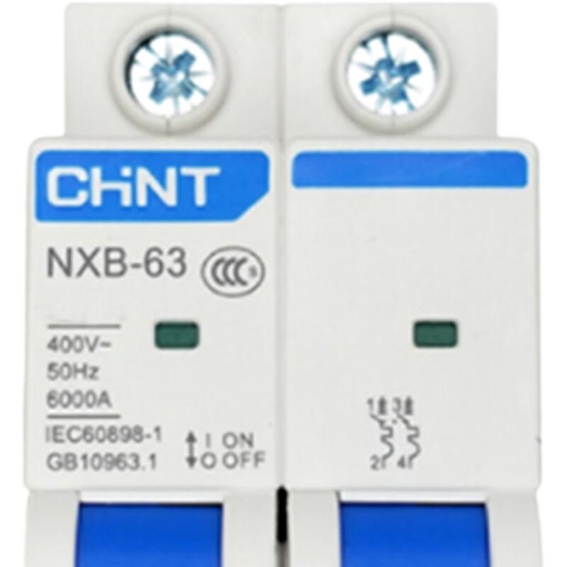 Автоматический выключатель CHNT NXB-63 40A, 2-полюсный, тип C