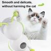 Interactive Caterpillar Cat Toy Rechargeable Motion Activated Whack-a-Mole Toy with Suction Cup Automatic Fluffy Cat Teaser with 2 Tails