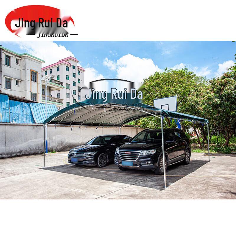 JINGRUIDA Outdoor Arched Sunshade and Rainproof Carport