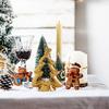 1PC Table Ornaments Nordic Art Candle Holders Home Decor Ceramic Romantic Christmas Tree