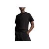 Moncler SS23 Solid Logo Embossed Crew Neck T-Shirt Men Tops Black I10918C00007829H8999
