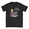 Винтажная мужская футболка Final Fantasy 7 Cloud Computing с круглым вырезом, 100% хлопок, с коротким рукавом, с принтом
