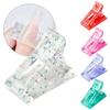 10 /20pcs Acrylic Nail Clip Transparent Gel Quick Building Nail Tips Clips Fingernail Extension UV Clamps Manicure Builder Tools
